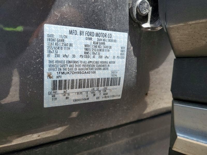 2025 FORD EXPLORER ACTIVE ACTIVE 14
