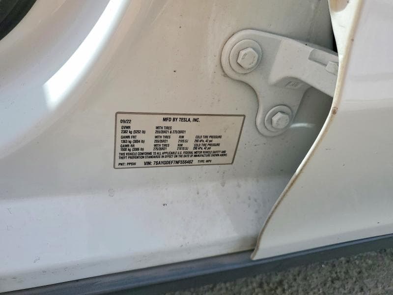 2022 TESLA MODEL Y 12