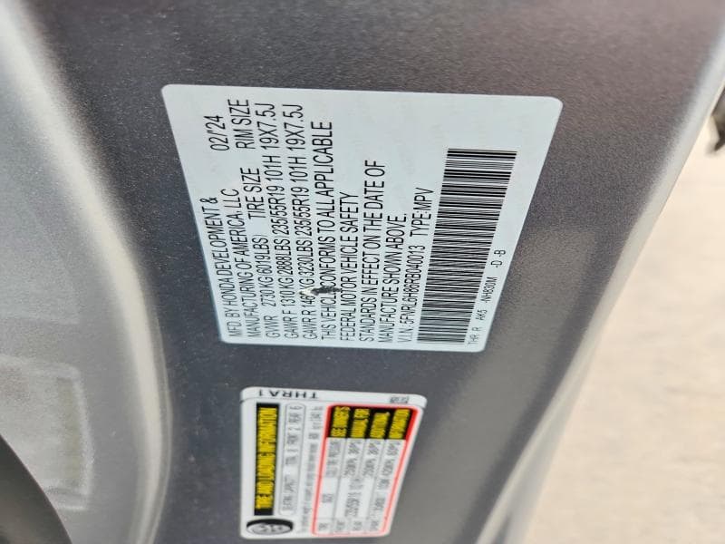 2024 HONDA ODYSSEY TOURING 13