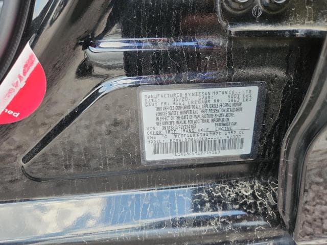 2020 NISSAN SENTRA SV SV 12