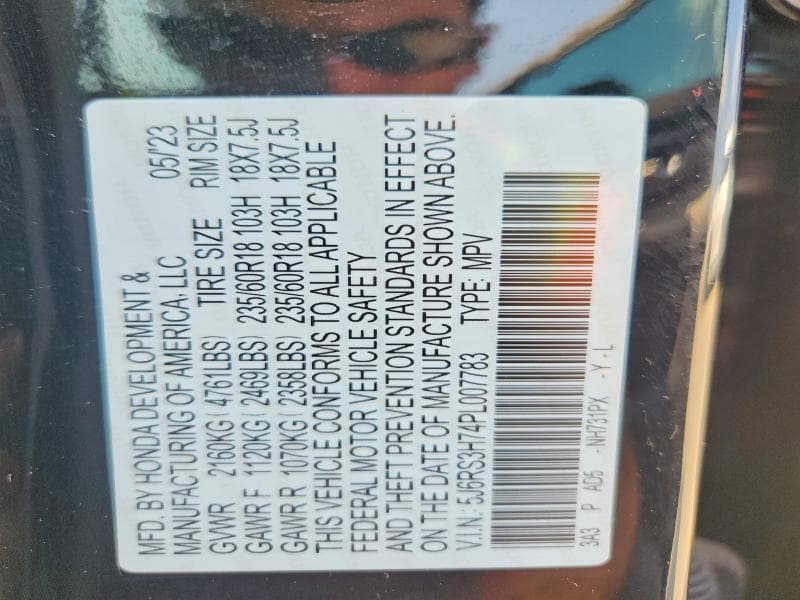 2023 HONDA CR-V EXL 12