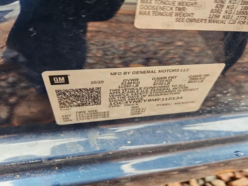 2021 CHEVROLET SILVERADO K2500 HEAVY DUTY LT 12