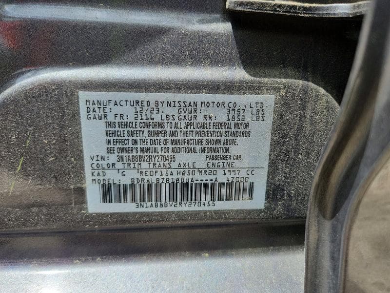 2024 NISSAN SENTRA S 12