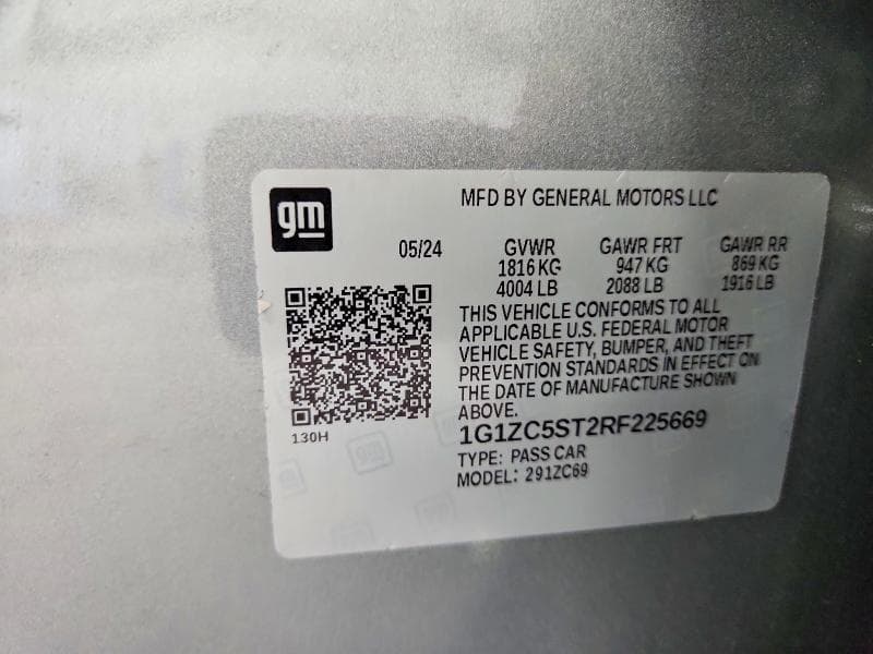 2024 CHEVROLET MALIBU LS 12