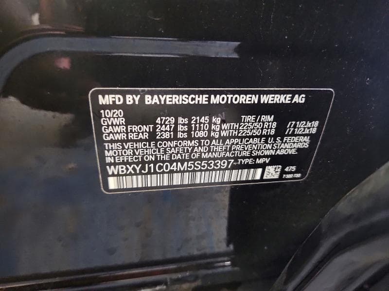 2021 BMW X2 XDRIVE28I XDRIVE28I 13