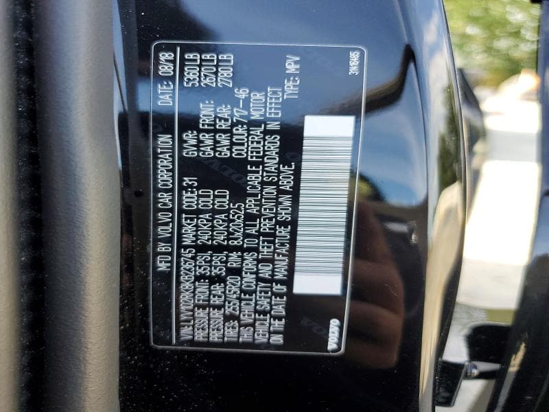 2019 VOLVO XC60 T5 13