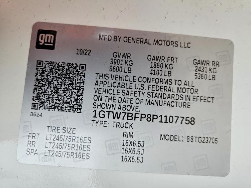 2023 GMC SAVANA G2500 G2500 13