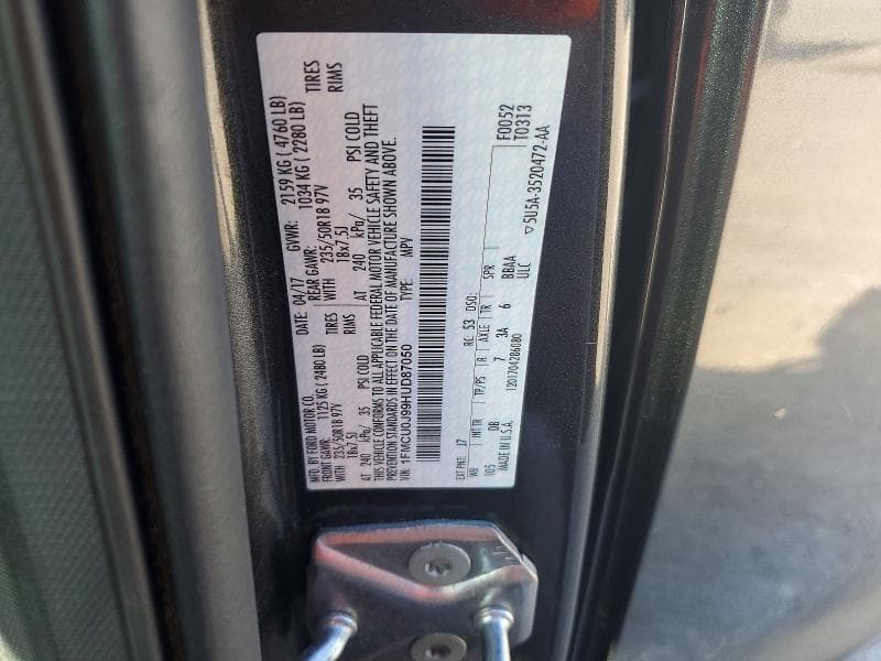 2017 FORD ESCAPE TITANIUM 13
