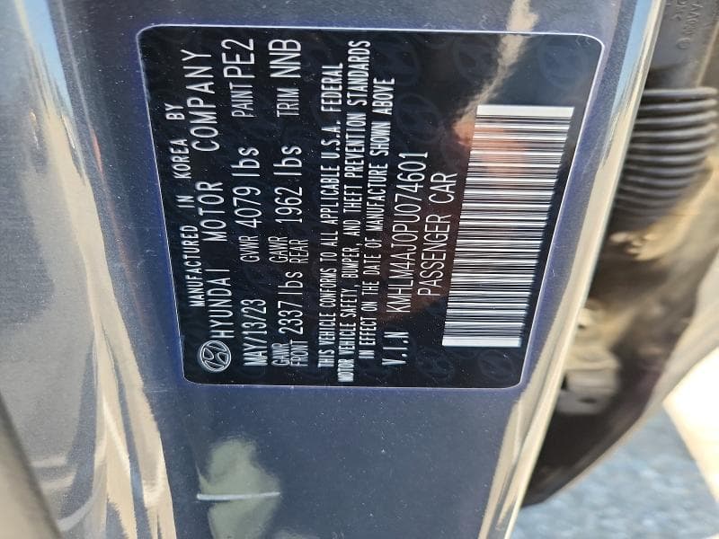 2023 HYUNDAI ELANTRA BLUE 13