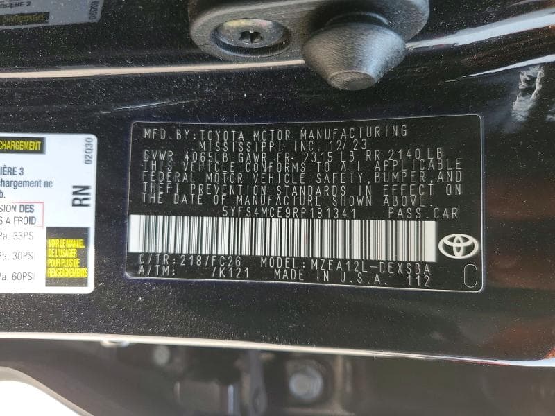 2024 TOYOTA COROLLA SE SE 13