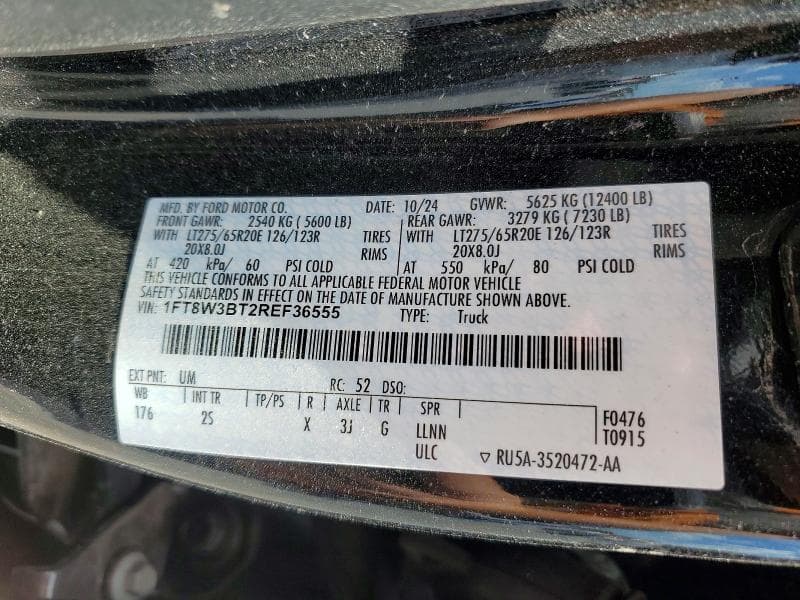 2024 FORD F350 SUPER DUTY 12