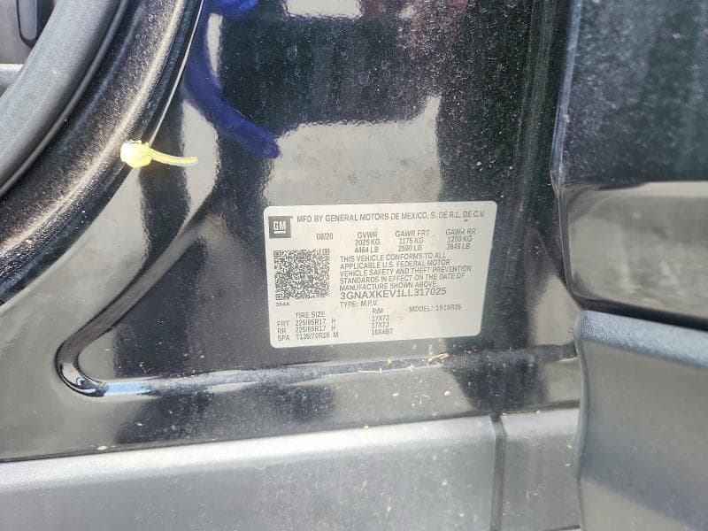 2020 CHEVROLET EQUINOX LT 13