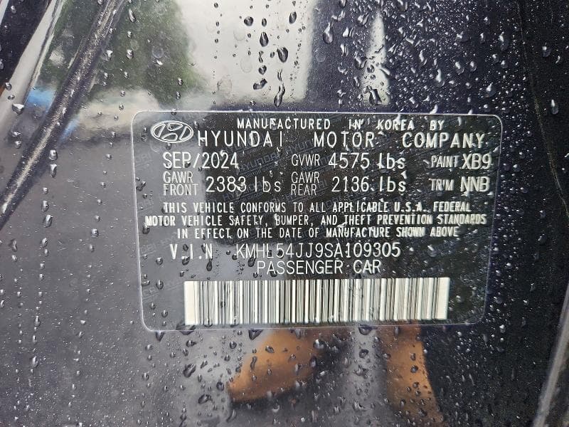 2025 HYUNDAI SONATA HYBRID LIMITED 12