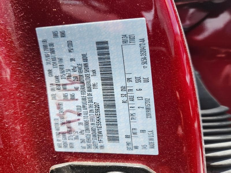 2019 FORD F150 SUPERCREW 13