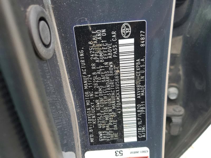 2025 TOYOTA CAMRY XSE XSE 12