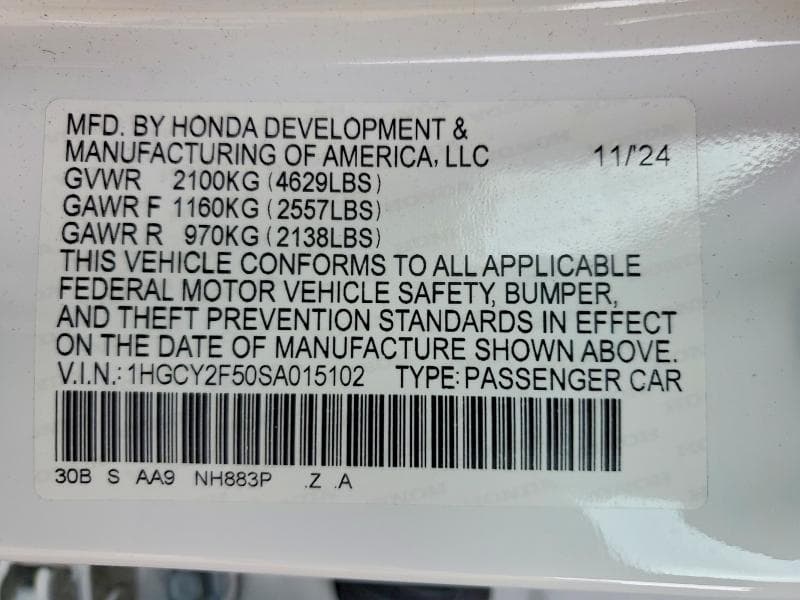 2025 HONDA ACCORD HYBRID SPORT 12