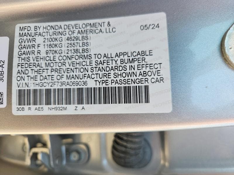 2024 HONDA ACCORD HYBRID SPORT-L 12