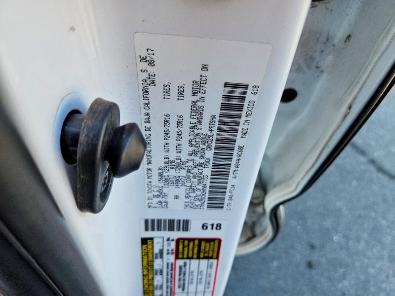 2017 TOYOTA TACOMA SR5 V6 SR5 V6 12