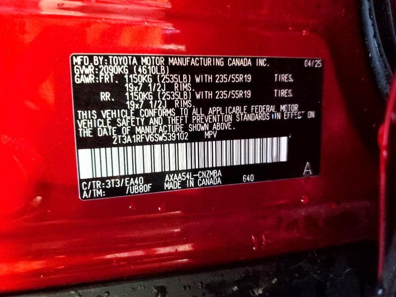 2025 TOYOTA RAV4 XLE PREMIUM XLE PREMIUM 13