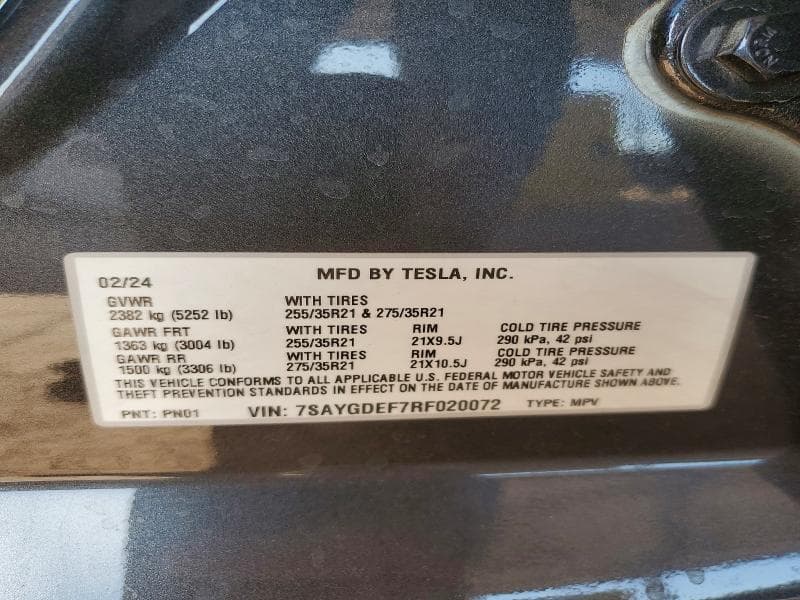 2024 TESLA MODEL Y 13