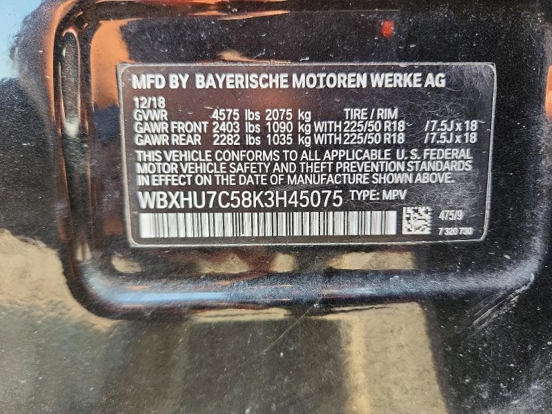 2019 BMW X1 SDRIVE28I SDRIVE28I 14