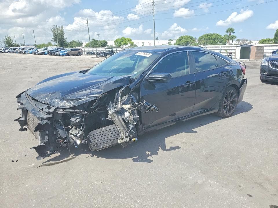 2019 HONDA CIVIC LX - 1
