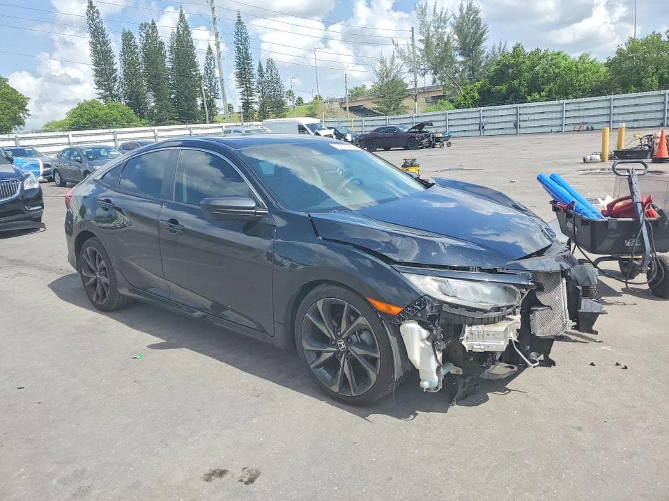 2019 HONDA CIVIC LX 4