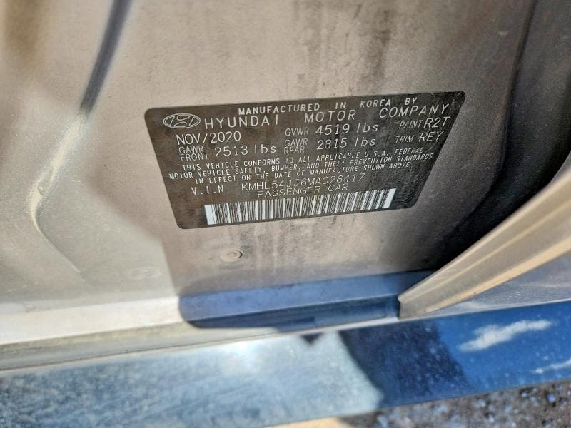 2021 HYUNDAI SONATA HYBRID 12