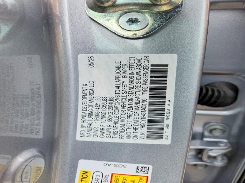 2026 HONDA ACCORD SE 12