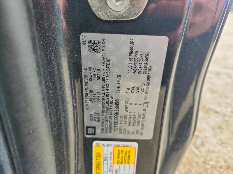 2017 GMC SIERRA K1500 K1500 12