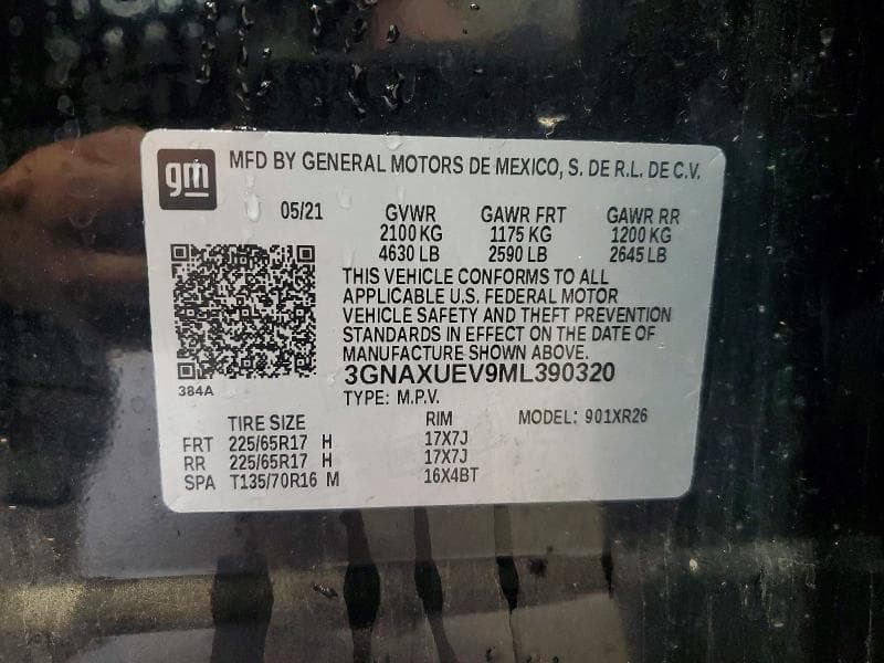 2021 CHEVROLET EQUINOX LT 13