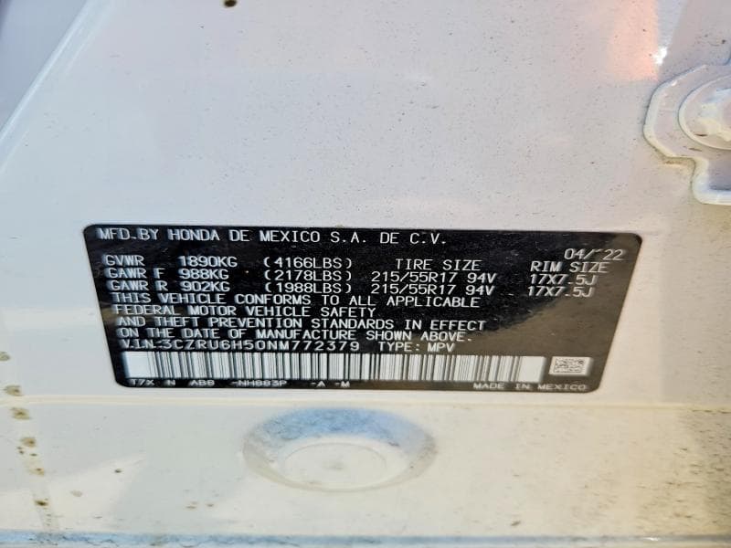 2022 HONDA HR-V EX EX 13