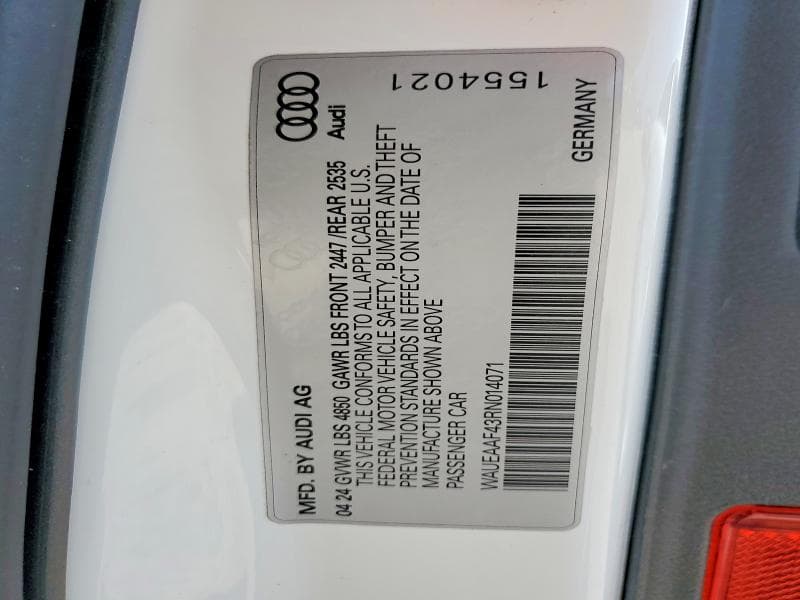 2024 AUDI A4 PREMIUM PLUS 45 14