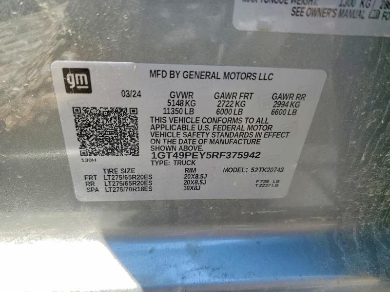 2024 GMC SIERRA K2500 AT4 13