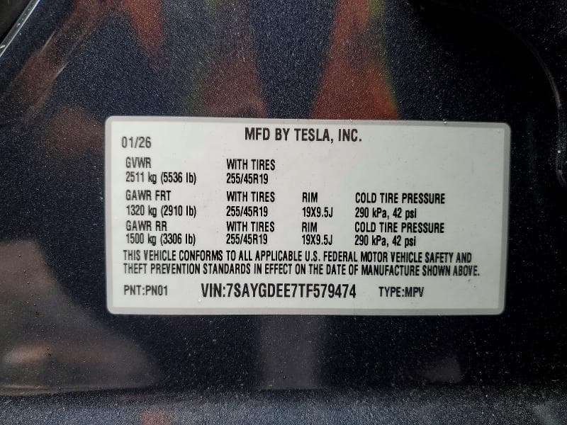 2026 TESLA MODEL Y 13
