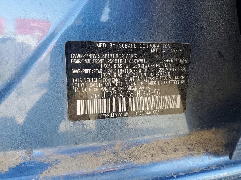 2024 SUBARU CROSSTREK PREMIUM 13
