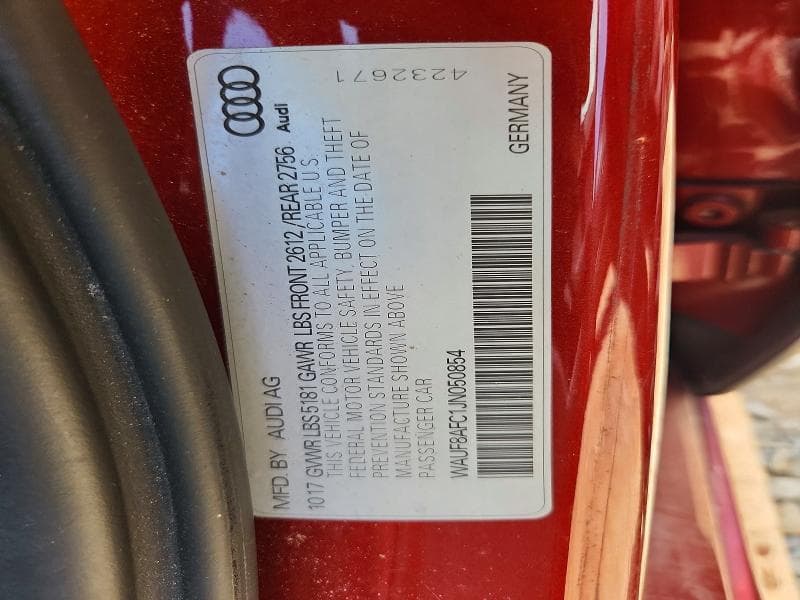2018 AUDI A6 PREMIUM PREMIUM 13