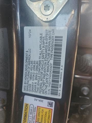 2025 HONDA ACCORD SE 12