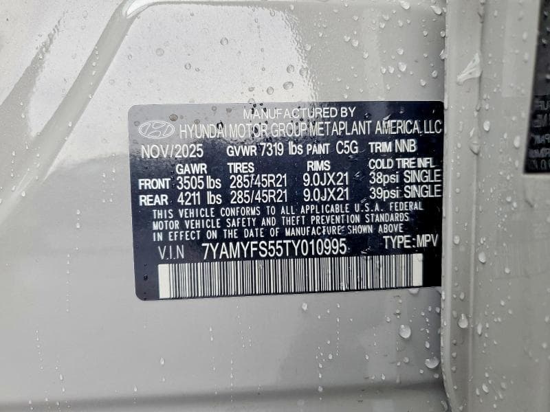 2026 HYUNDAI IONIQ 9 CALLIGRAPHY 13