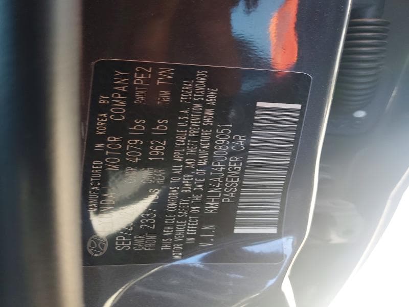 2023 HYUNDAI ELANTRA LIMITED 12