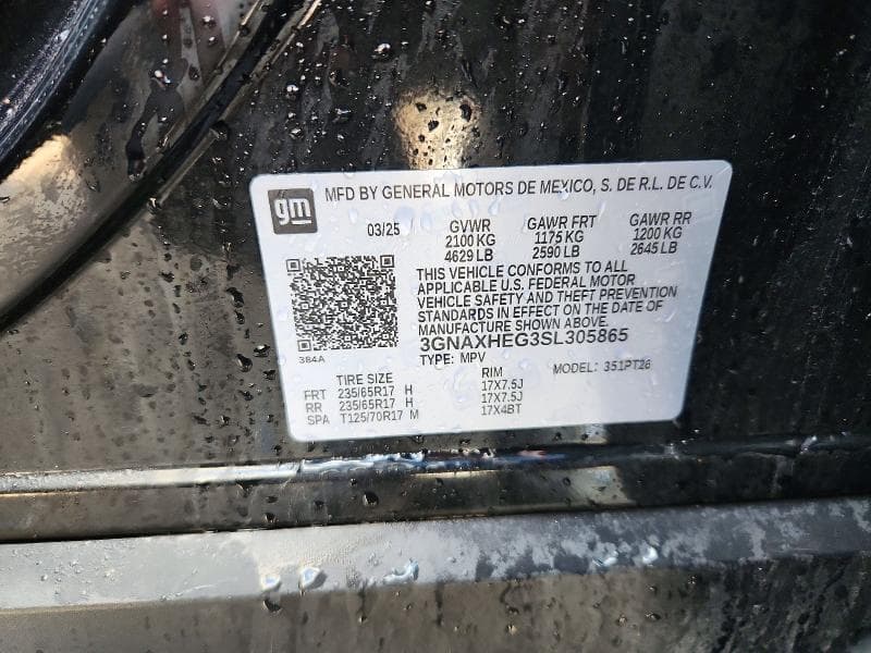 2025 CHEVROLET EQUINOX LT 13