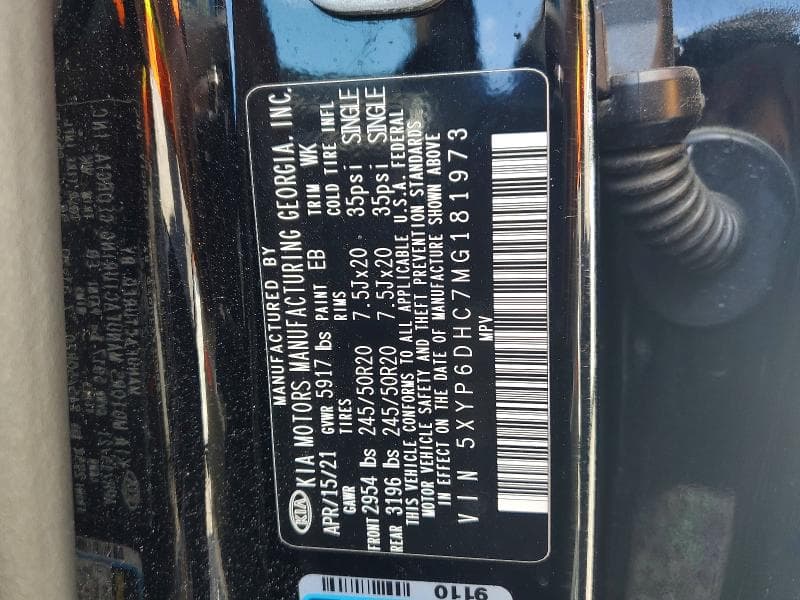 2021 KIA TELLURIDE S 13