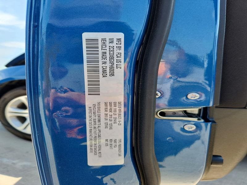 2023 DODGE CHARGER SXT 12