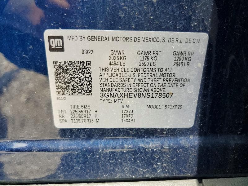 2022 CHEVROLET EQUINOX LS LS 13