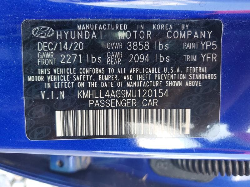 2021 HYUNDAI ELANTRA SE 13