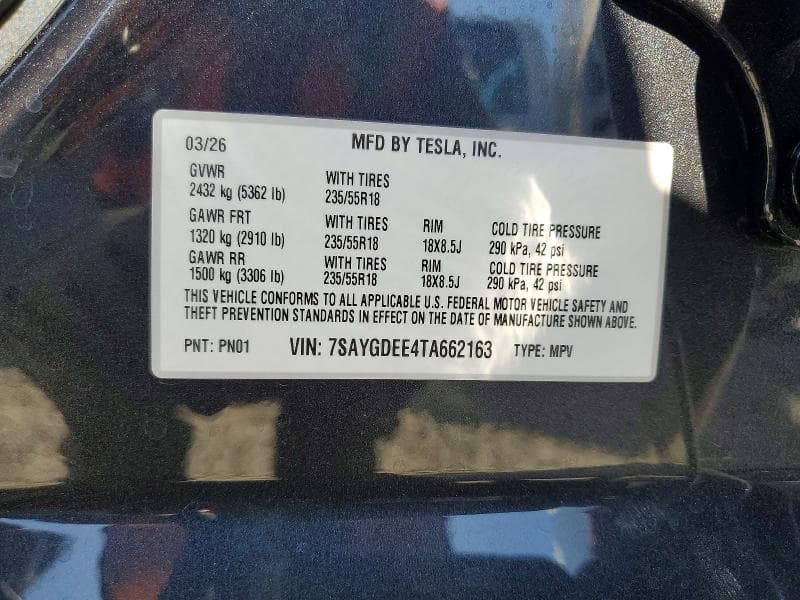 2026 TESLA MODEL Y 13