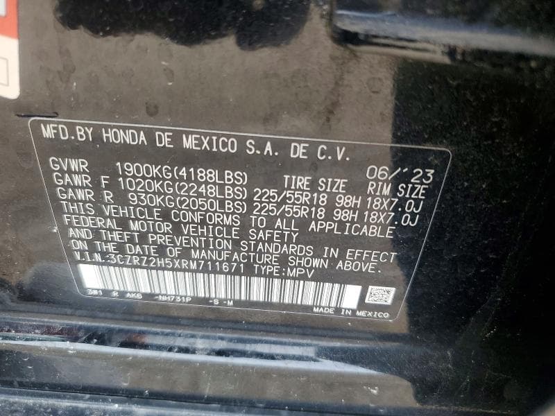 2024 HONDA HR-V SPORT 13
