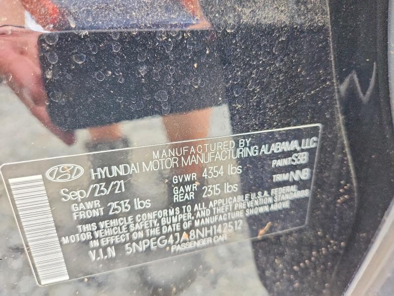 2022 HYUNDAI SONATA SE 12