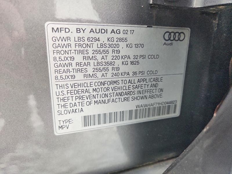 2017 AUDI Q7 PREMIUM PREMIUM 13