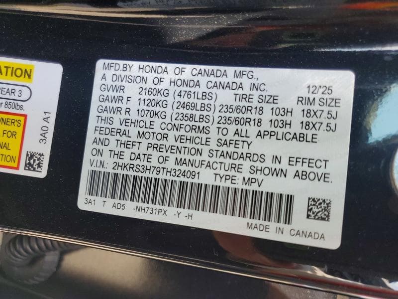 2026 HONDA CR-V EXL 13